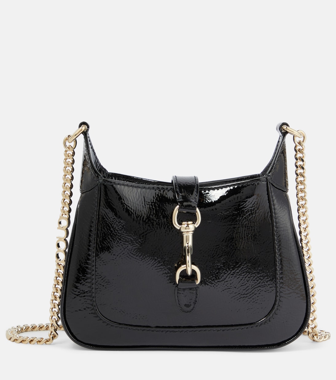 Jackie Notte Mini patent leather crossbody bag Gucci