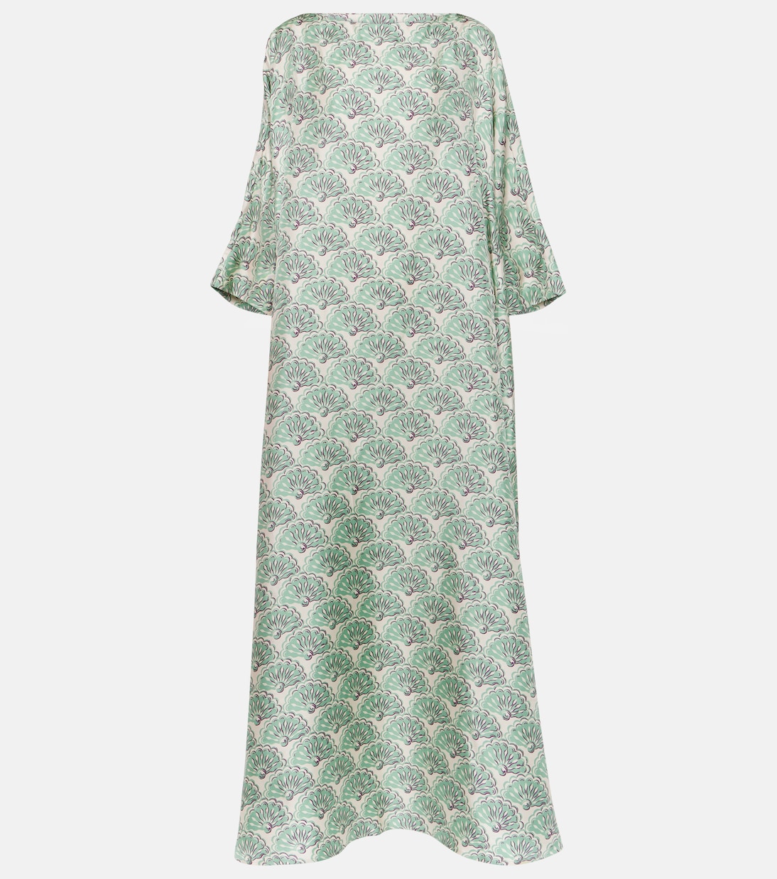 Muumuu printed cotton midi dress La DoubleJ