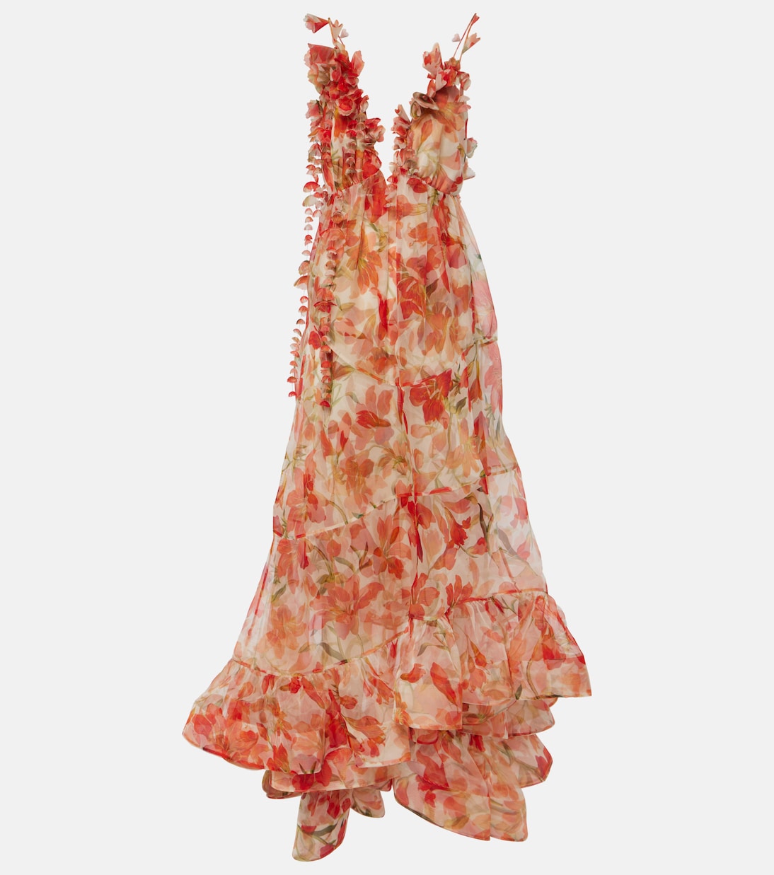 Tranquillity floral silk organza gown Zimmermann