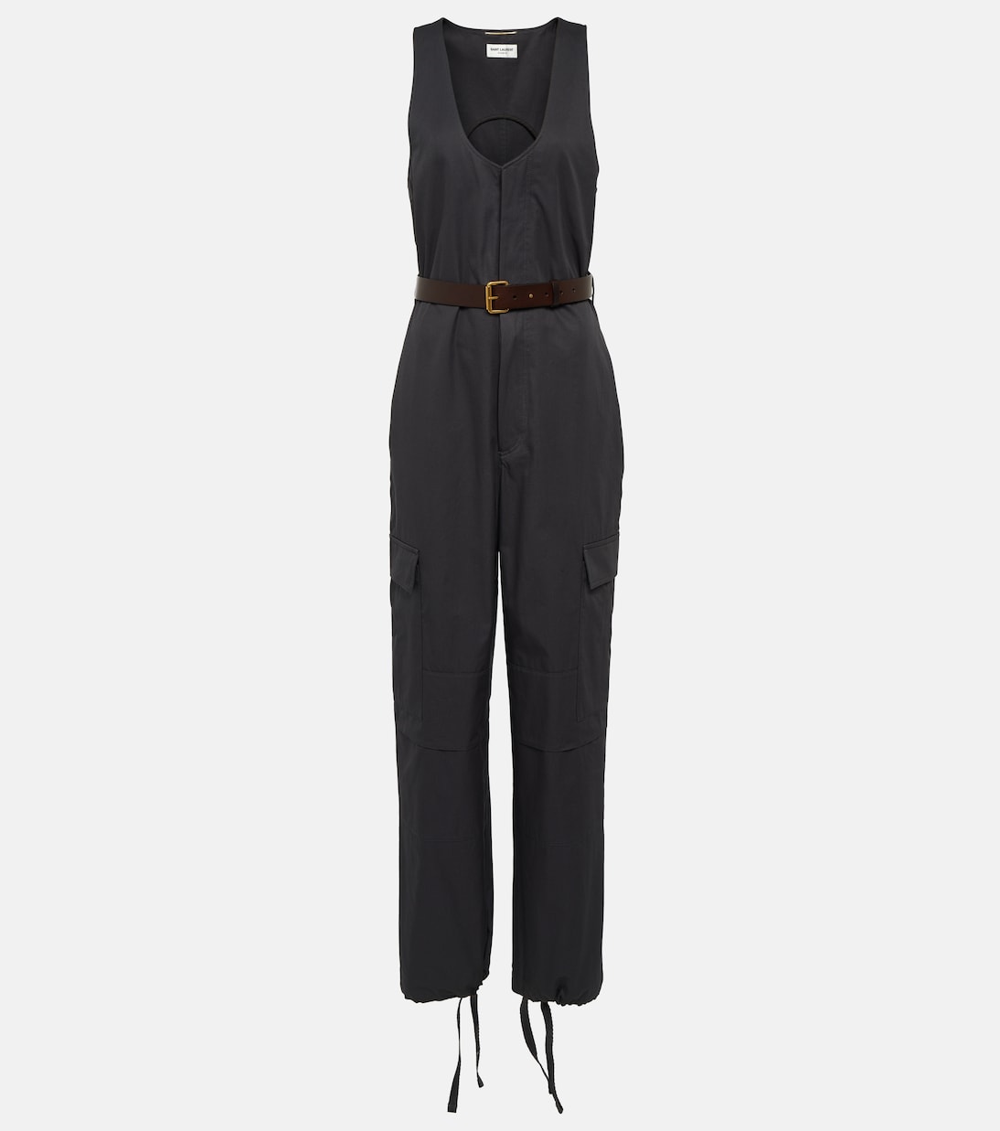 Cassandre cotton twill jumpsuit Saint Laurent