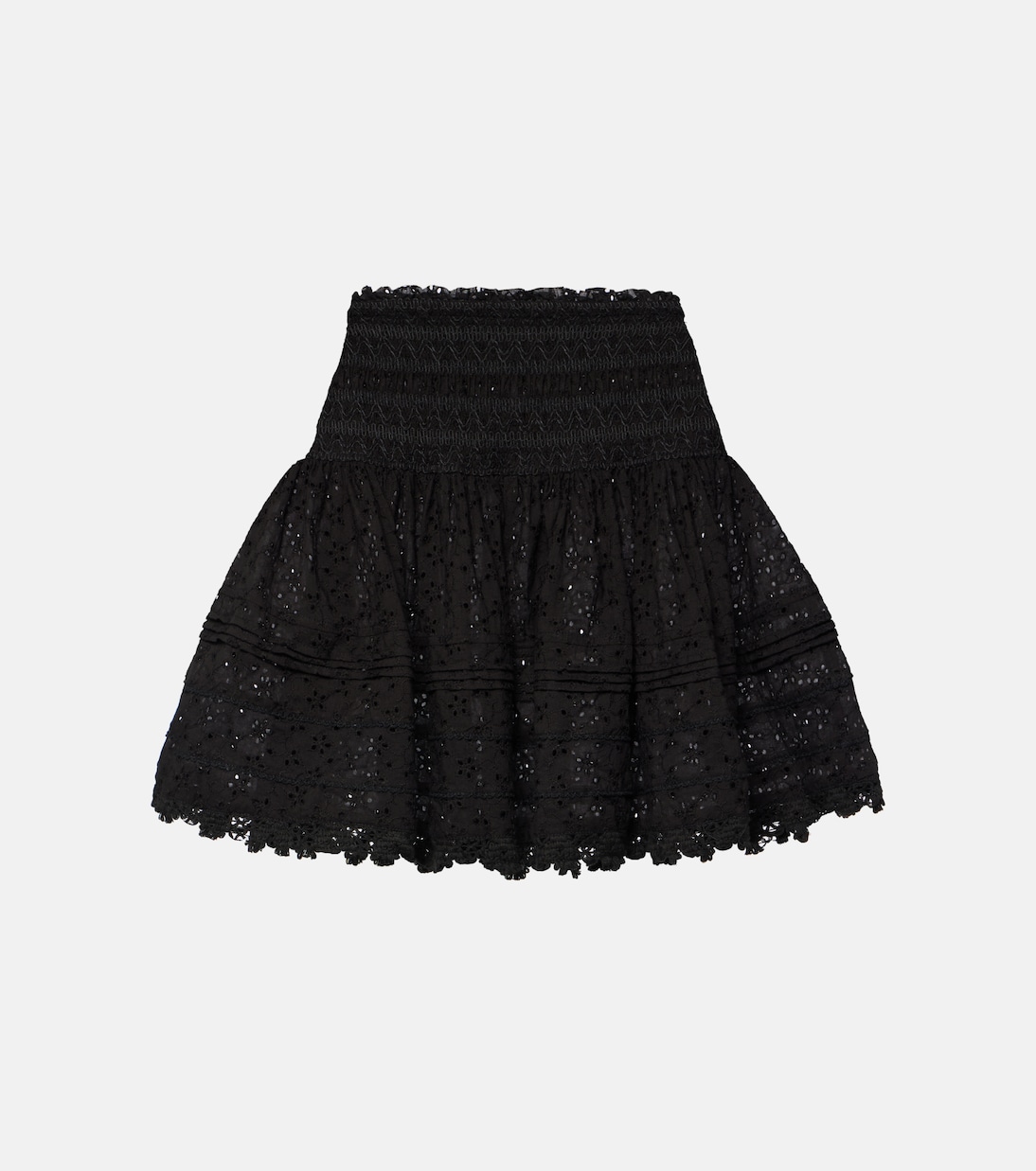 Galia smocked miniskirt Poupette St Barth