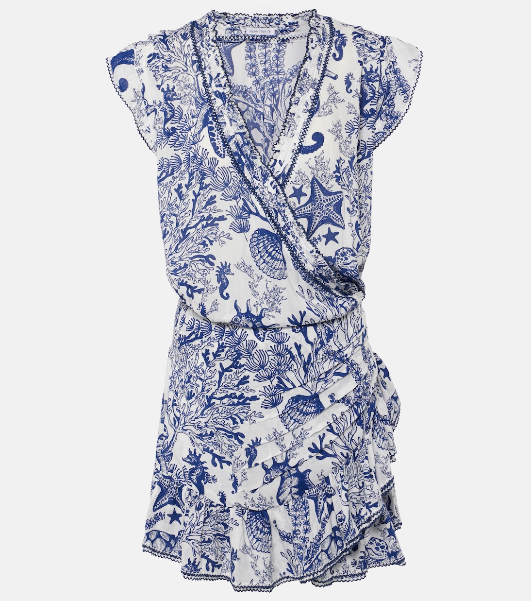 Estelle printed minidress Poupette St Barth