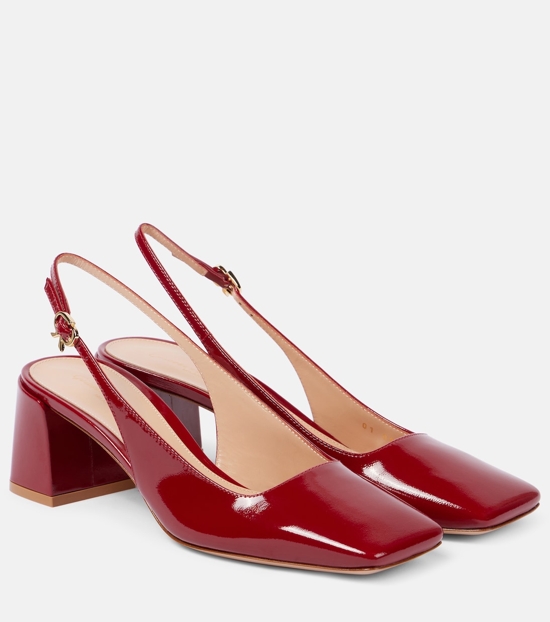 Freeda patent leather slingback pumps Gianvito Rossi