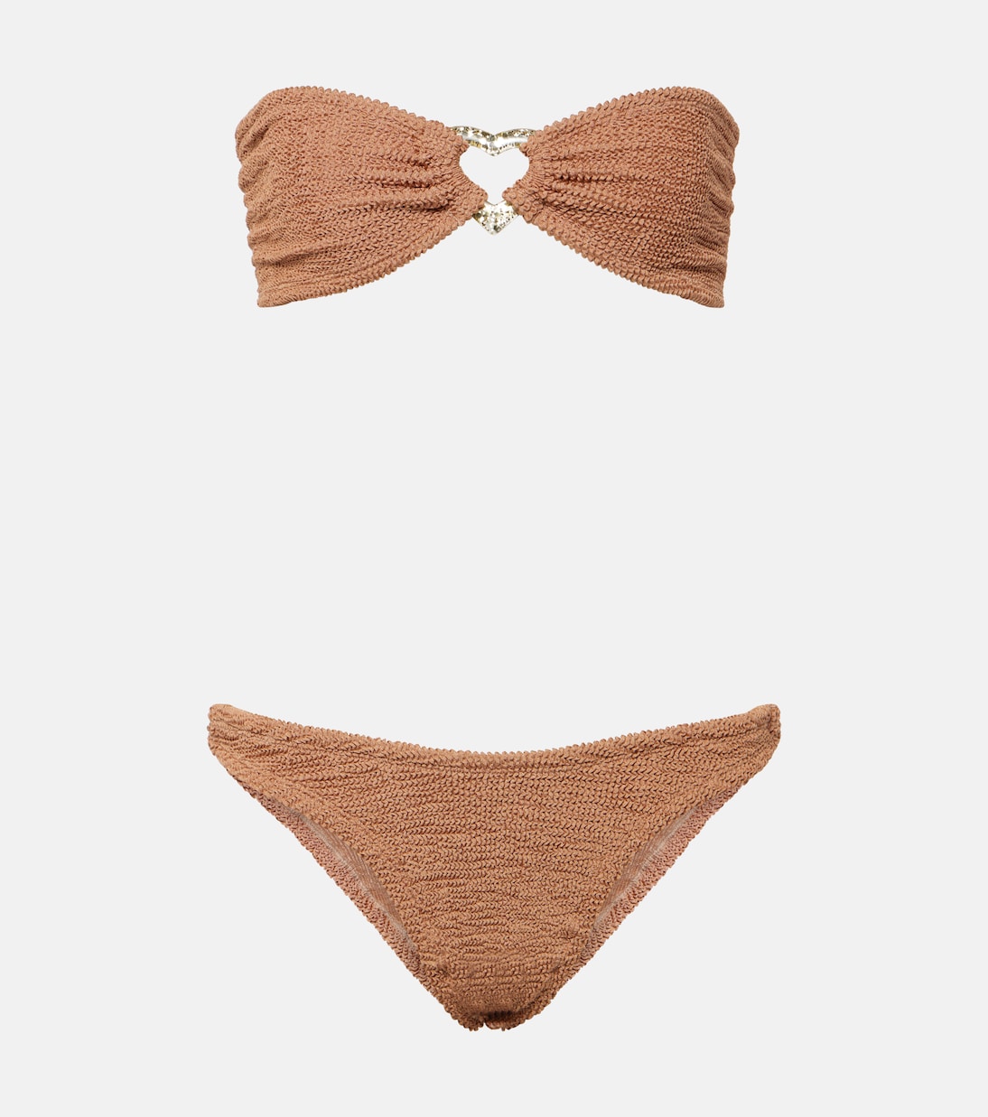 Nicole embellished bikini Hunza G