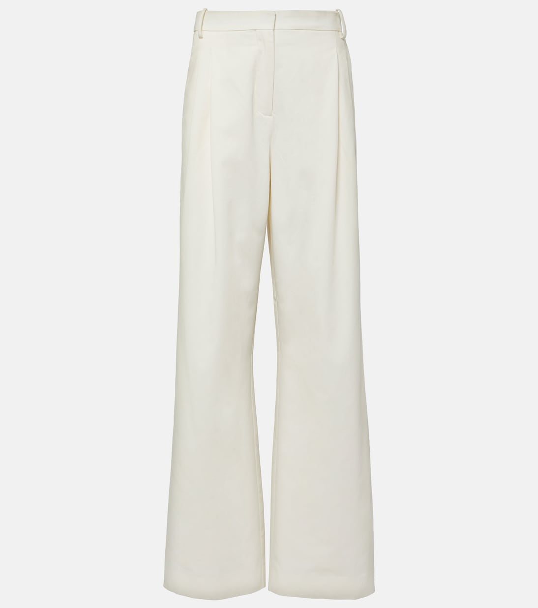 Liza high-rise cotton wide-leg pants Tove