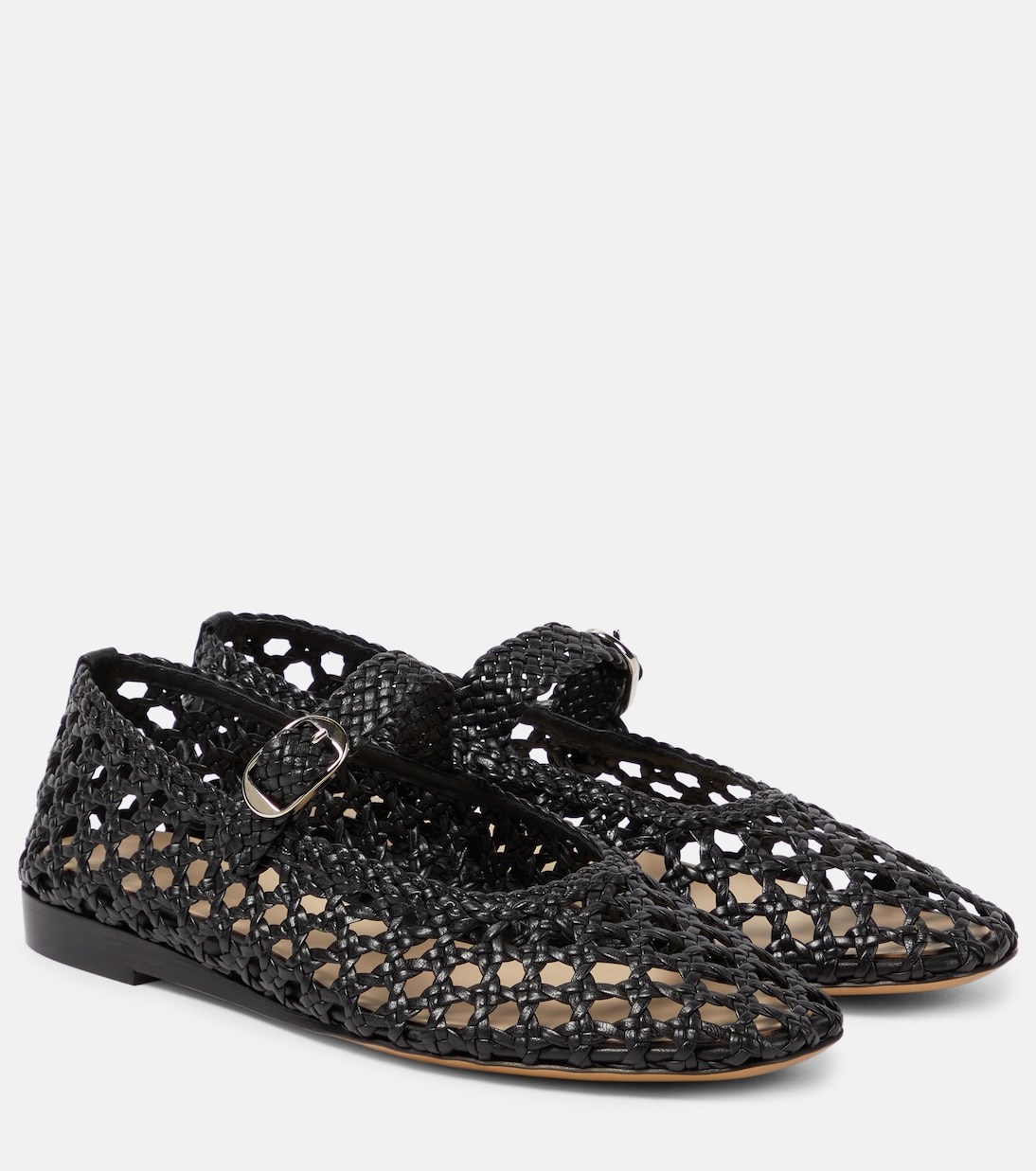 Woven leather Mary Jane flats Le Monde Béryl