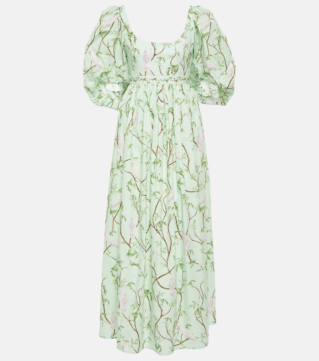 Vivianne Cacatua printed cotton maxi dress Agua by Agua Bendita