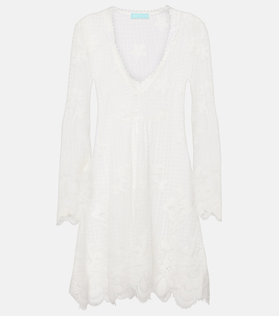 Elizabeth crochet cotton-blend minidress Melissa Odabash