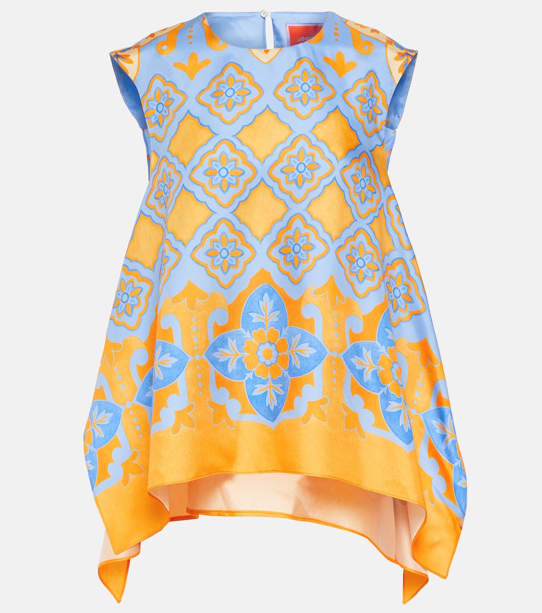 San Carlo printed silk twill top La DoubleJ