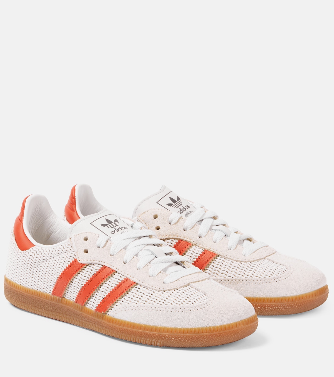 Samba OG suede-trimmed sneakers Adidas