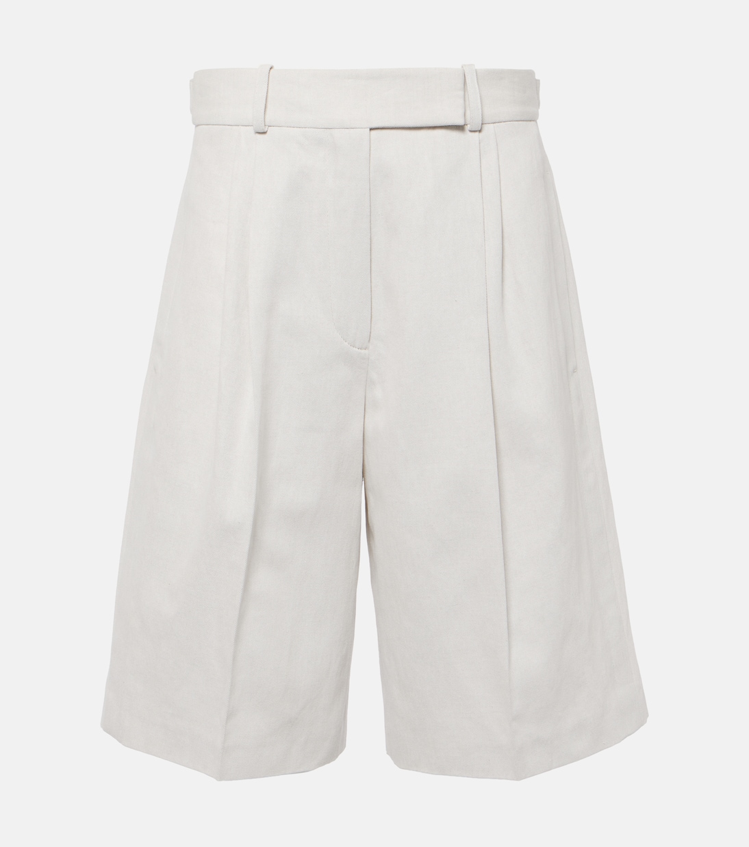 Jenny cotton and linen Bermuda shorts Proenza Schouler