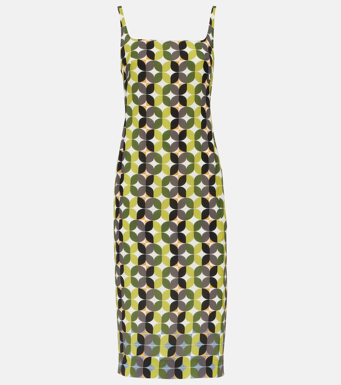 Printed crêpe midi dress Dries Van Noten