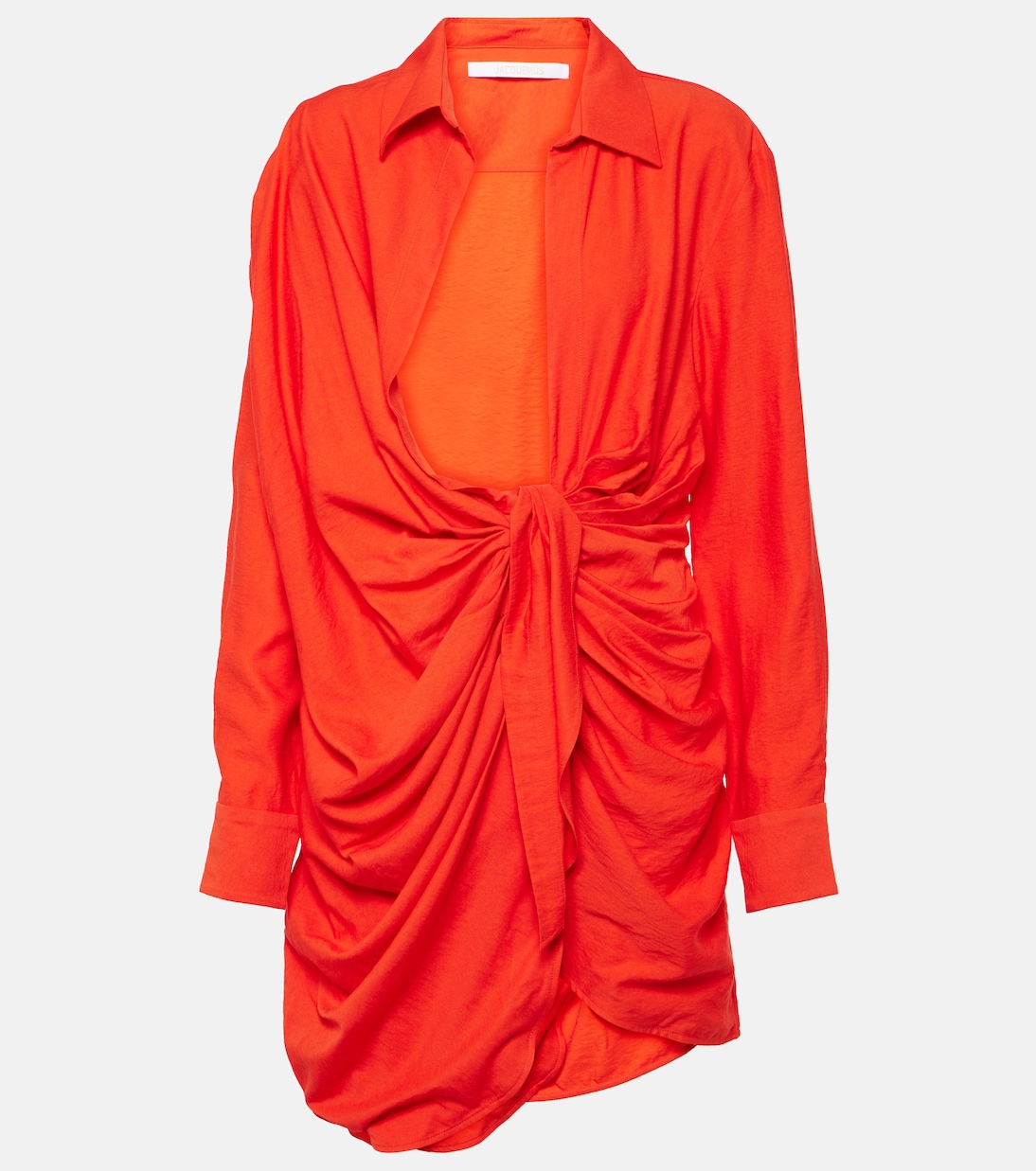 La Robe Bahia draped shirt dress Jacquemus