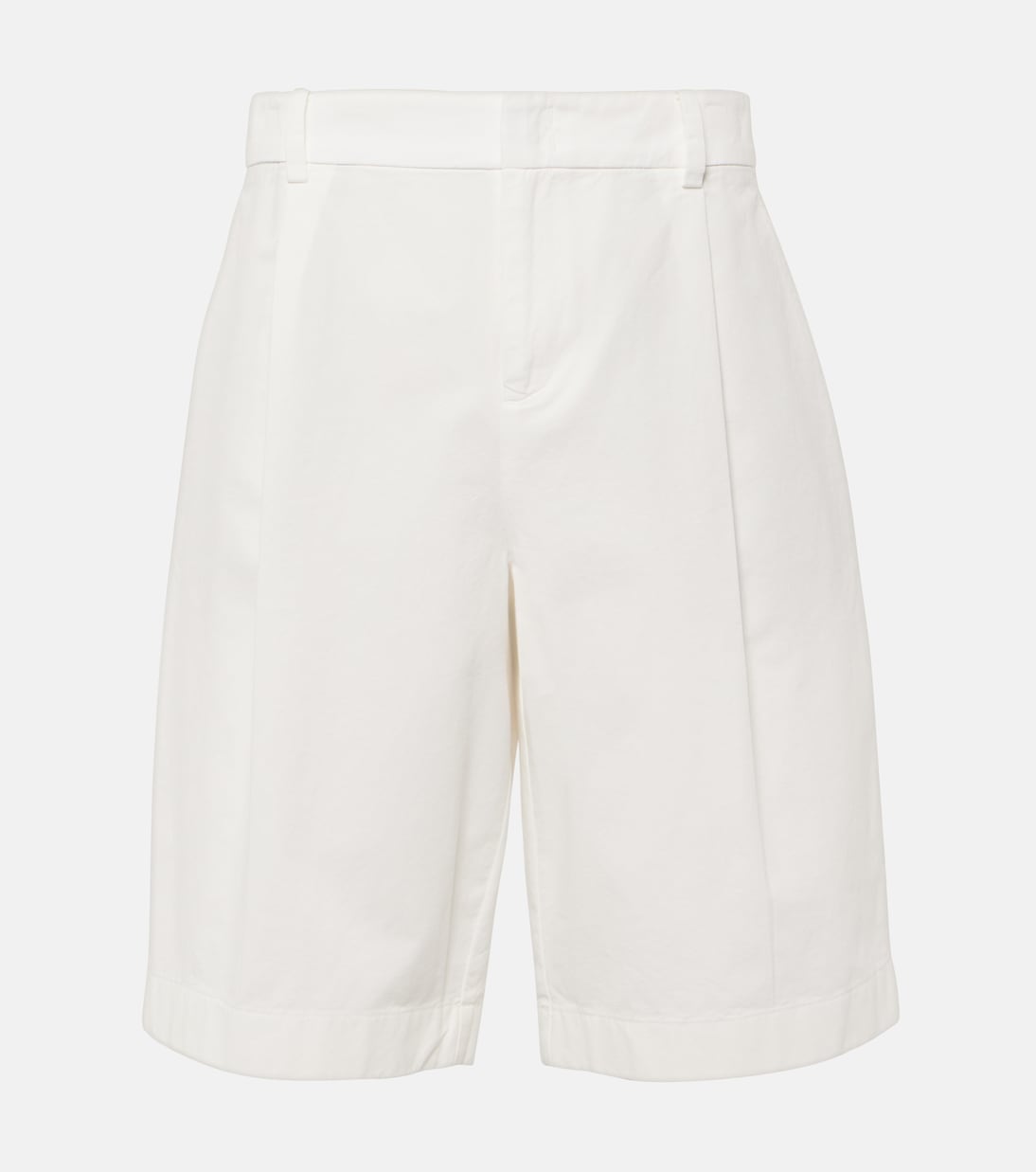 High-rise cotton shorts Vince