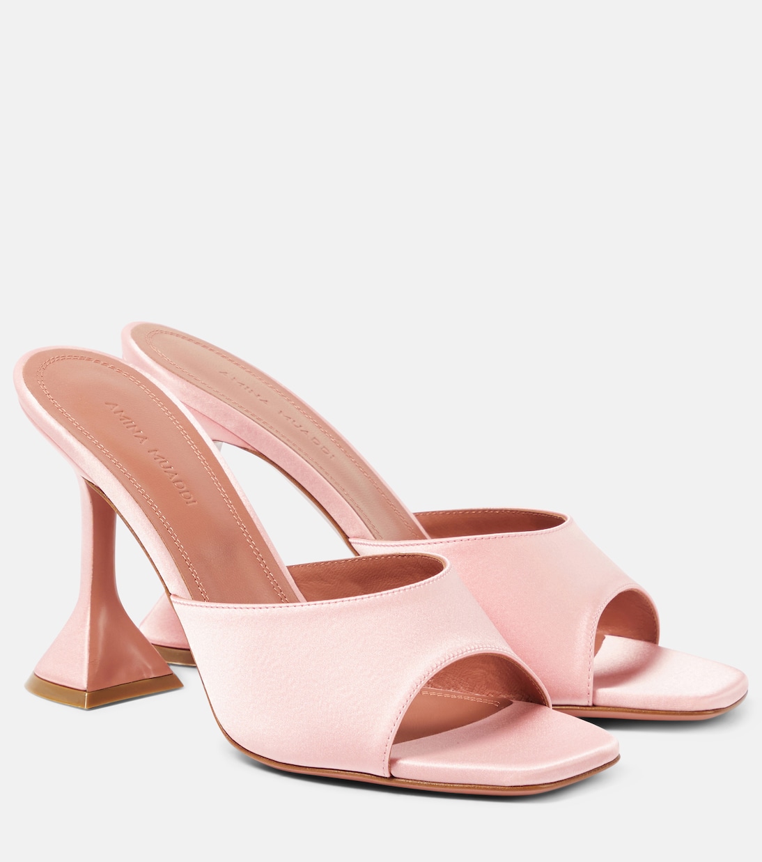 Lupita 95 satin mules Amina Muaddi