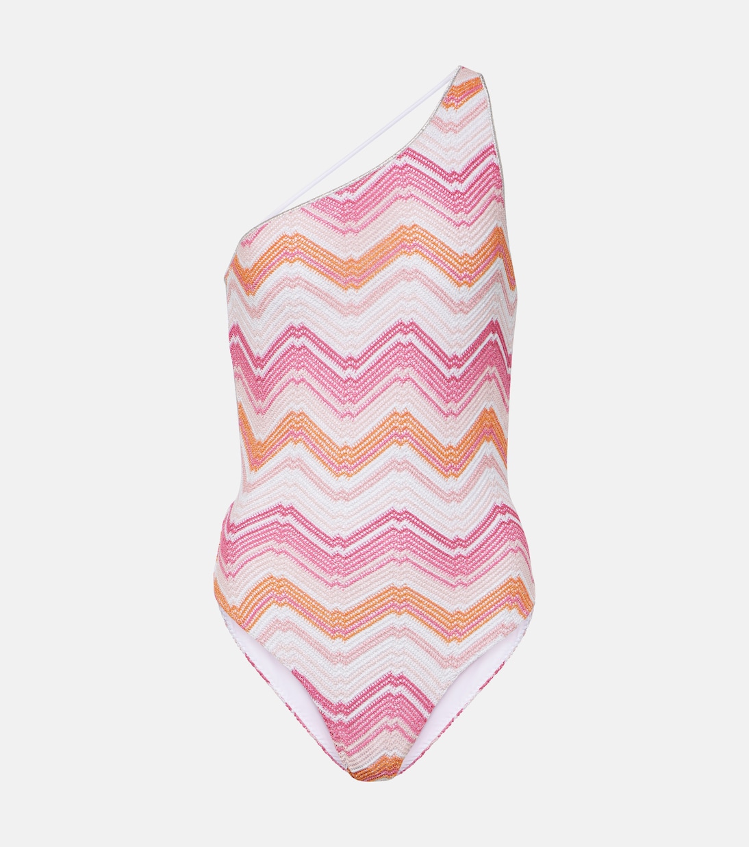 Zig Zag one-shoulder swimsuit Missoni