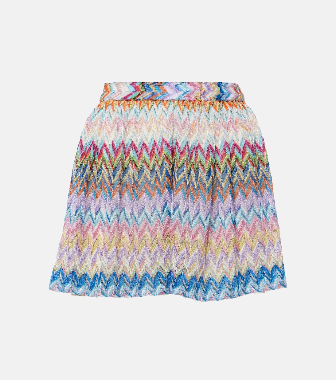 Zig Zag metallic knit shorts Missoni