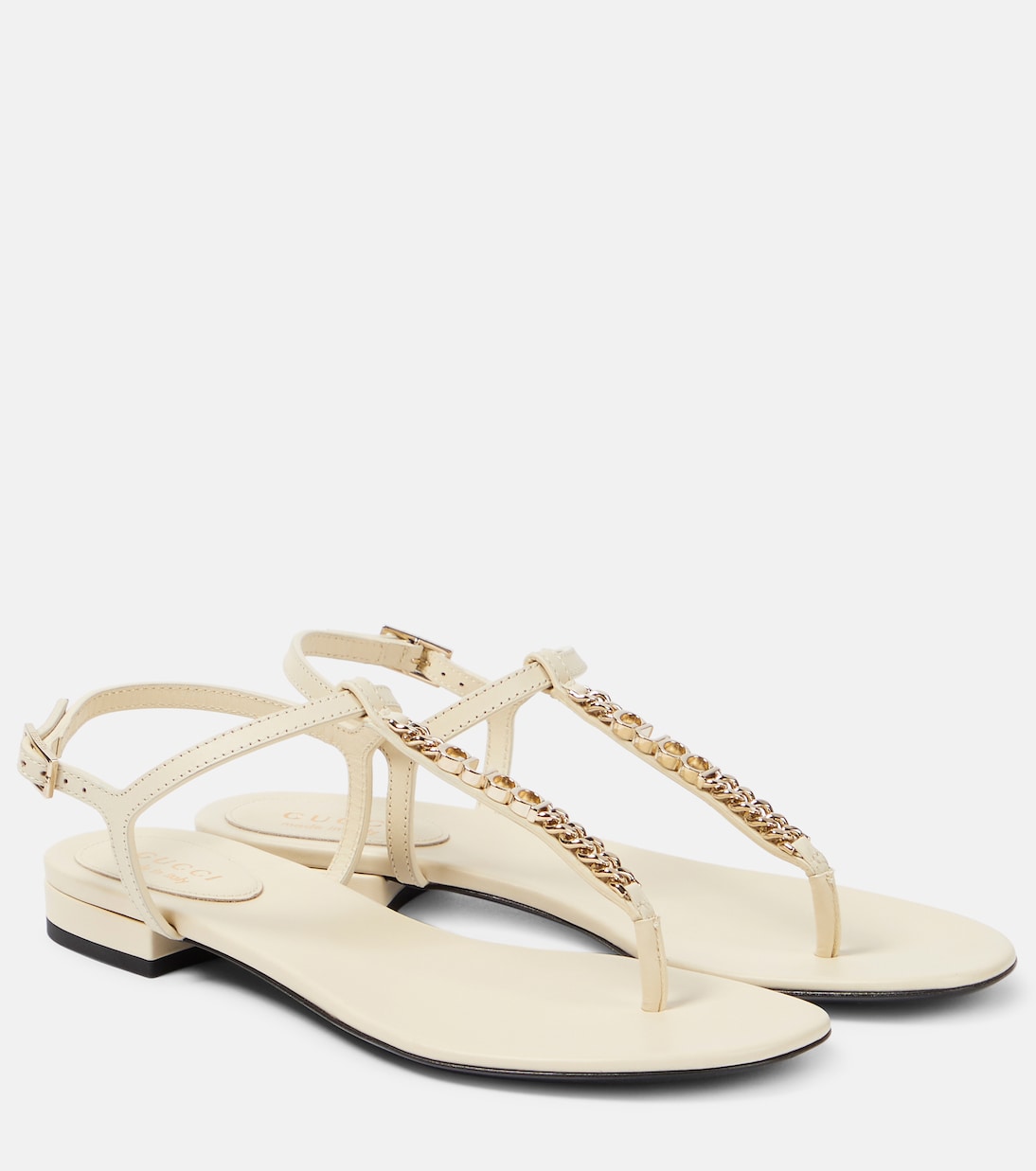 Gucci Signoria leather thong sandals Gucci