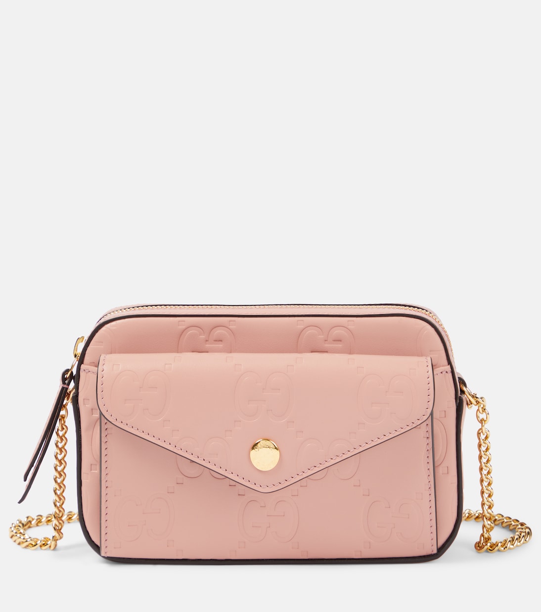 Super Mini GG leather crossbody bag Gucci