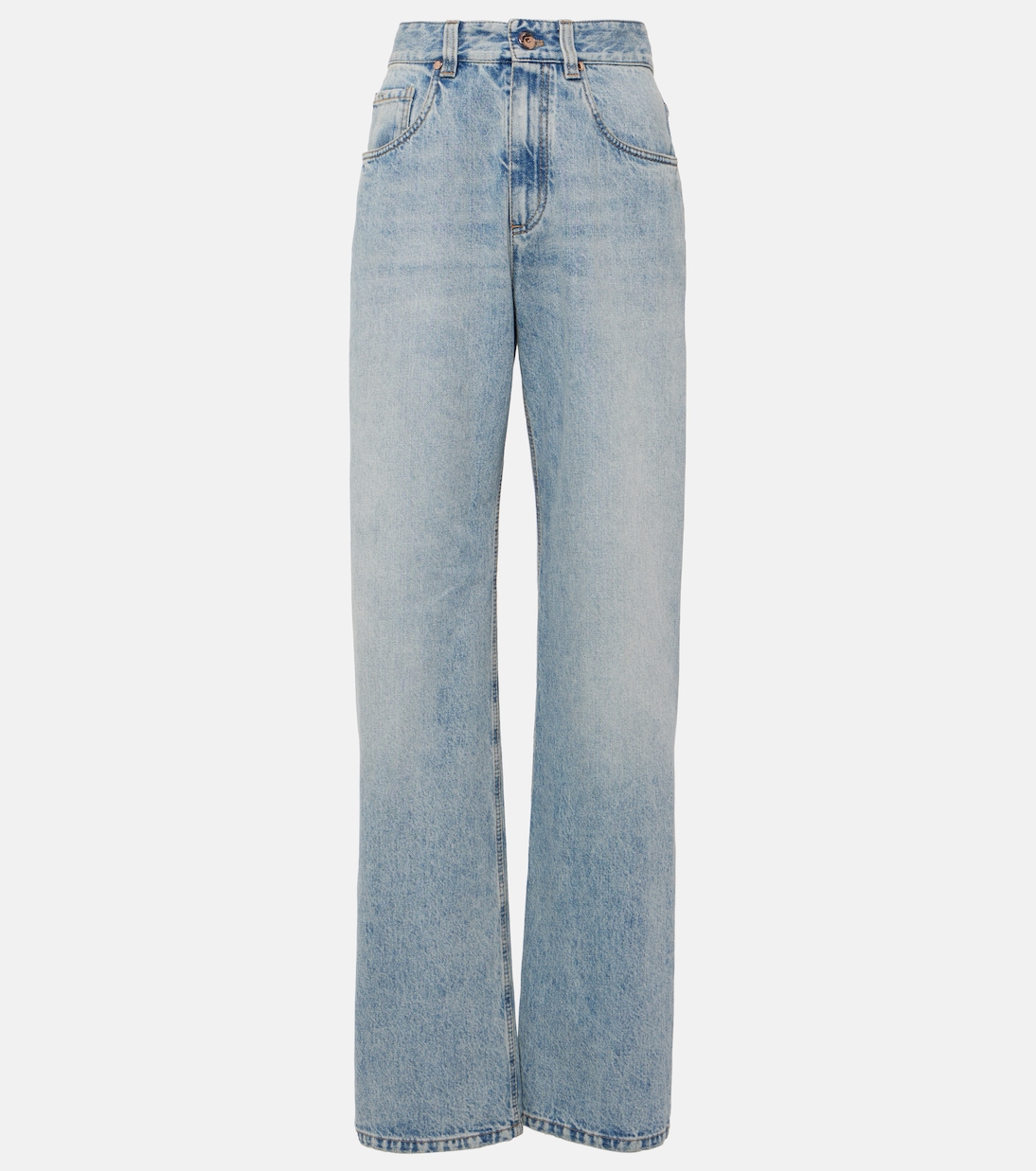 High-rise straight jeans Brunello Cucinelli