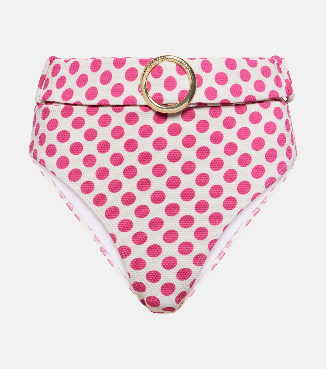 Ursula polka-dot high-rise bikini bottom Alexandra Miro