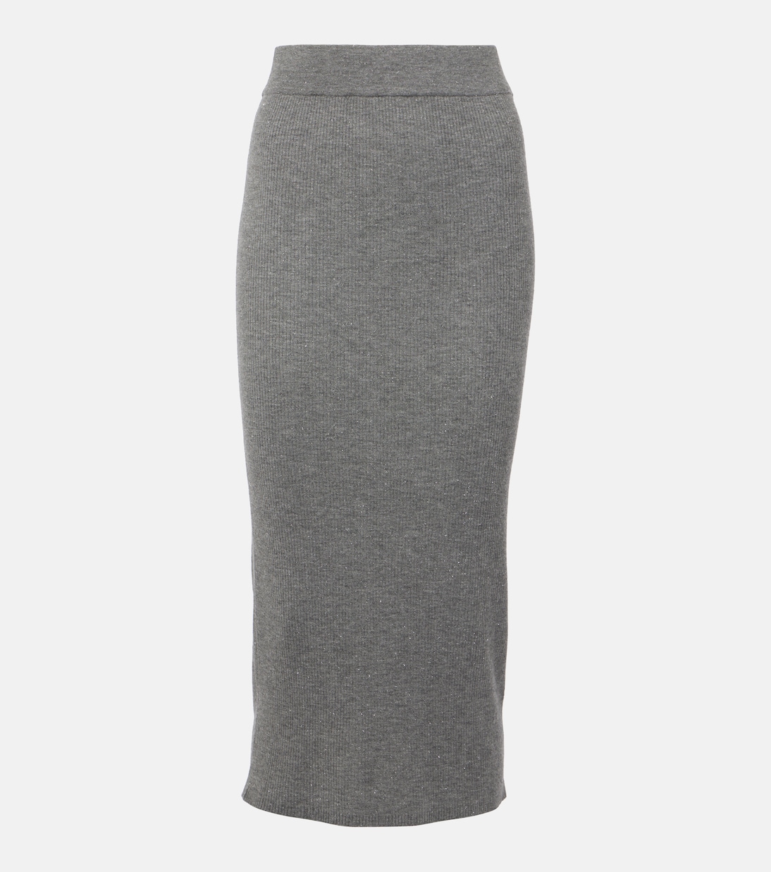 Ribbed-knit midi skirt Brunello Cucinelli