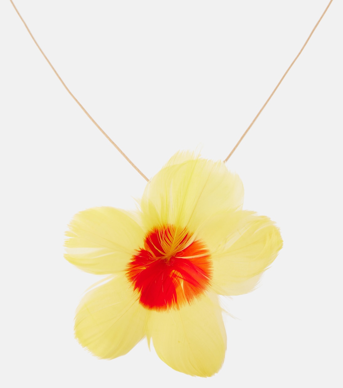 Hibiscus pendant necklace Loewe