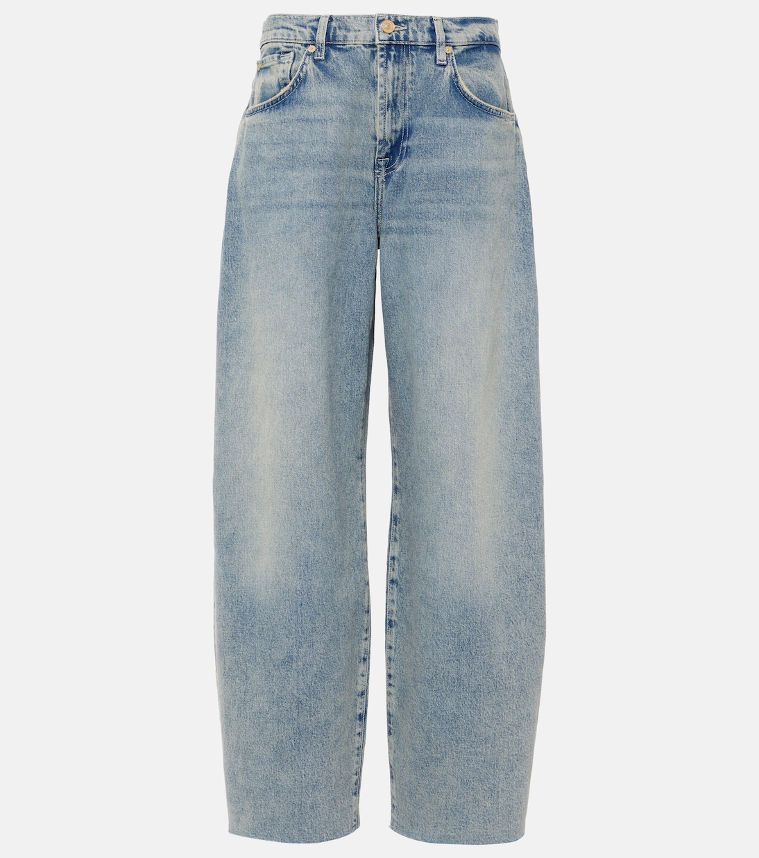 Bonnie high-rise wide-leg jeans 7 For All Mankind