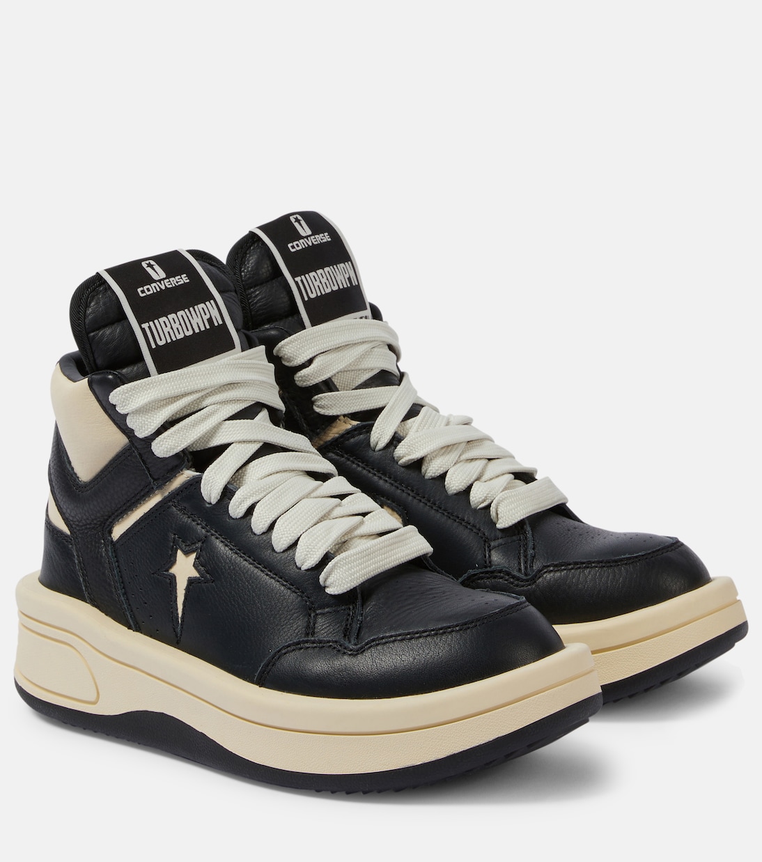 x Converse Turbowpn leather platform sneakers Rick Owens