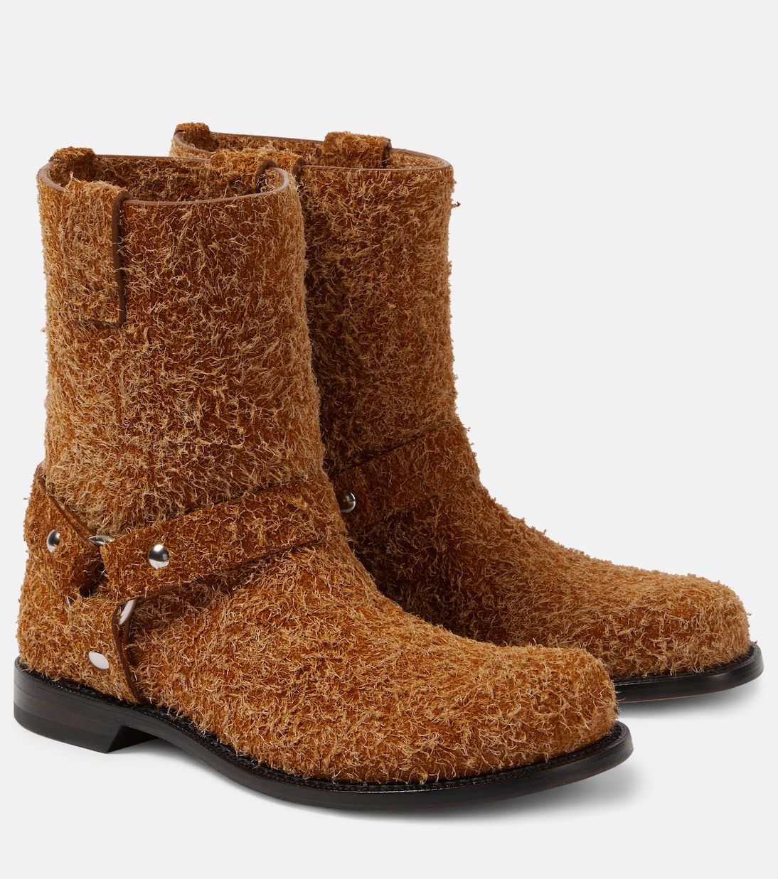 Campo suede biker boots Loewe