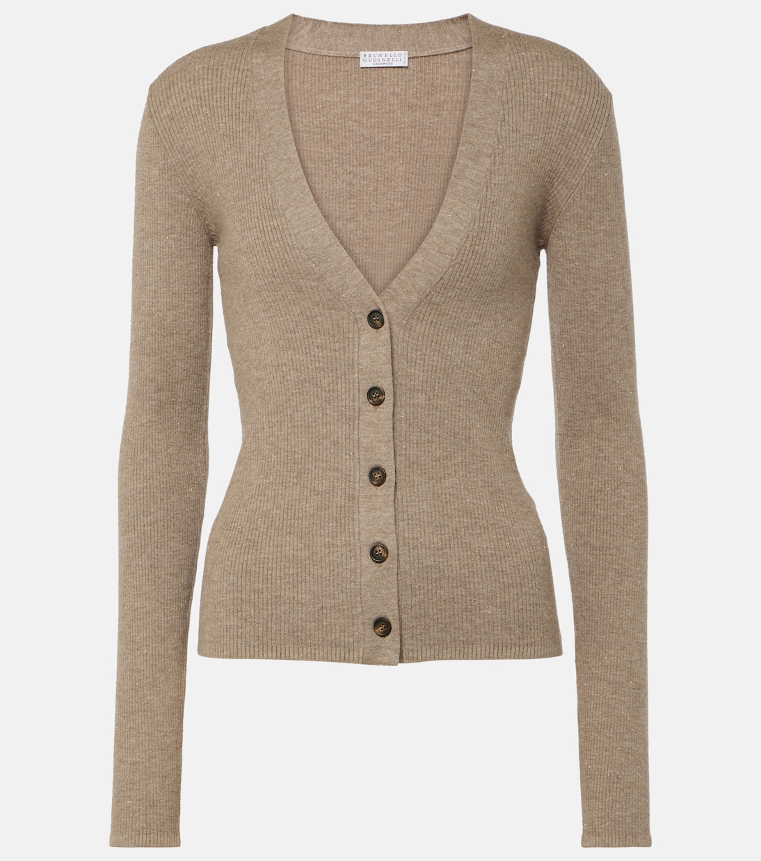 Ribbed-knit cardigan Brunello Cucinelli