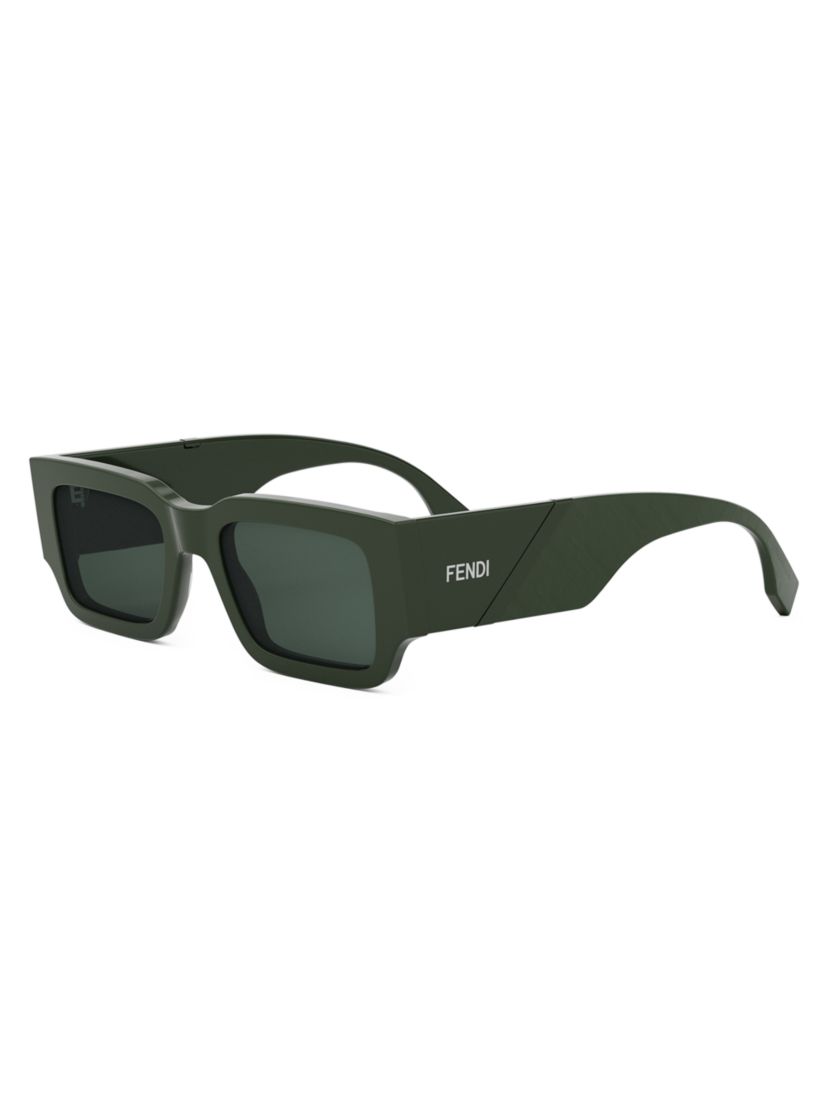 Fendi 51MM Rectangular Sunglasses