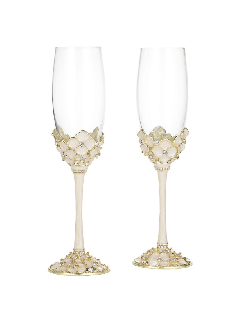 Olivia Riegel Dogwood 2-Piece Champagne Flute Set