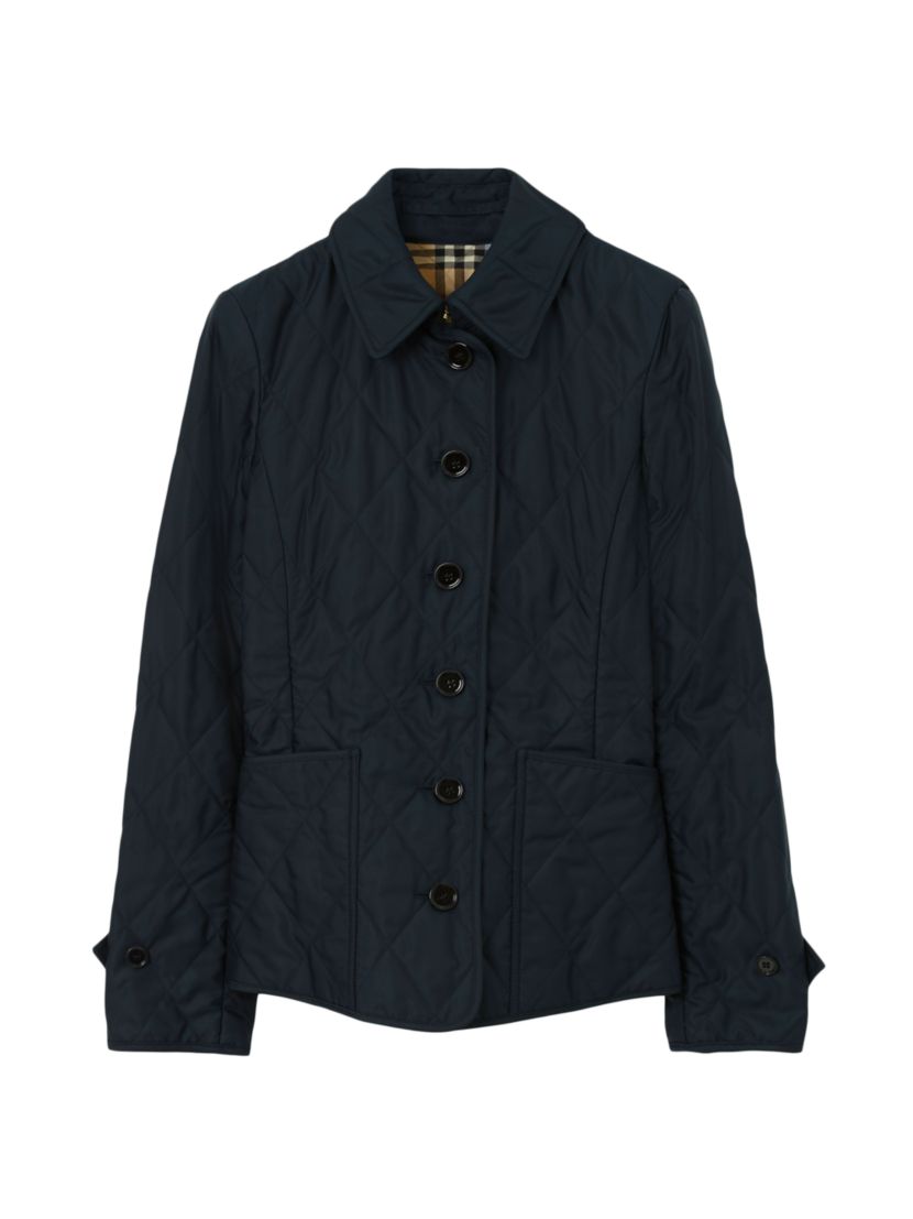 Burberry Fernleigh Quilted Button-Front Jacket