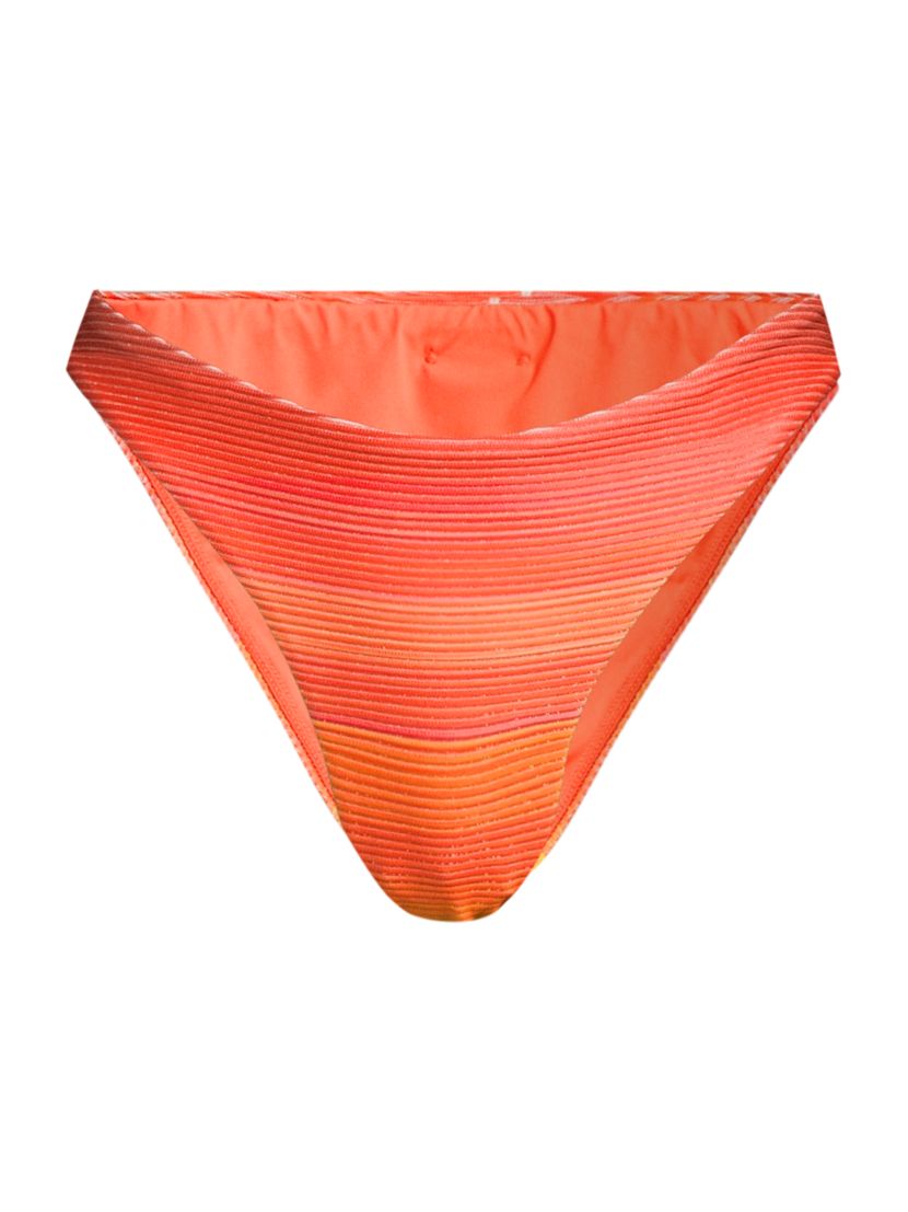 Milly Margot Sunset Stripe Bikini Bottoms