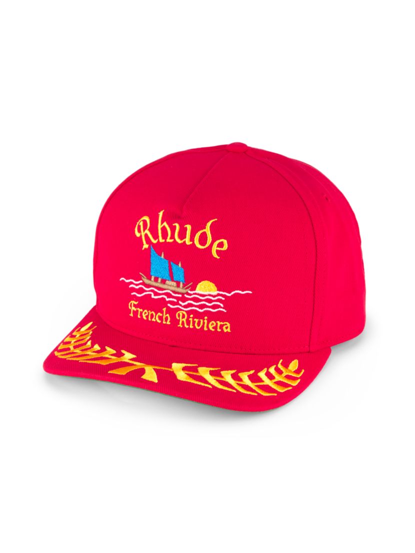 R H U D E Riviera Sailing Cotton Baseball Cap