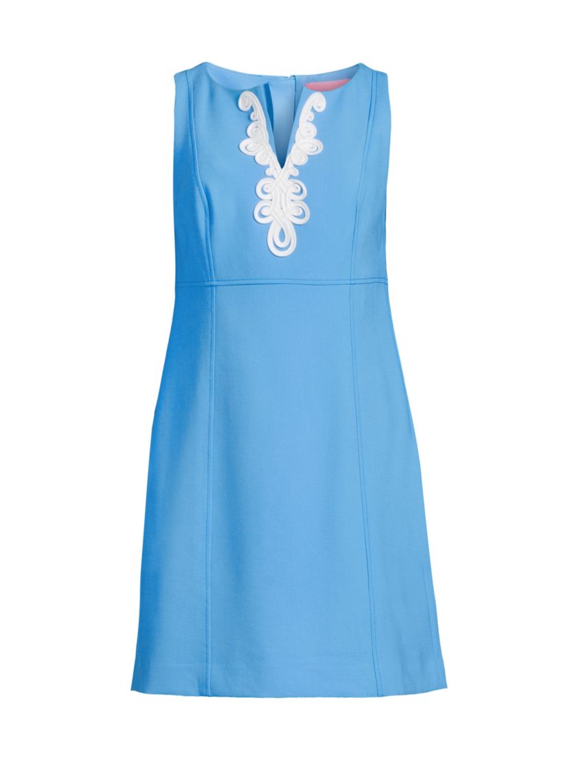 Lilly Pulitzer Trini Embroidered Sleeveless Minidress