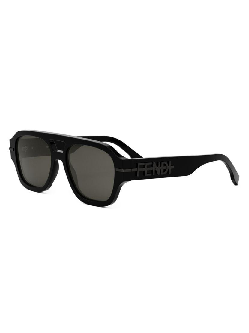 Fendi Fendigraphy 55MM Square Sunglasses