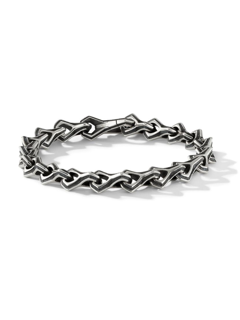 David Yurman Armory Chain Link Bracelet in Sterling Silver, 9.7MM