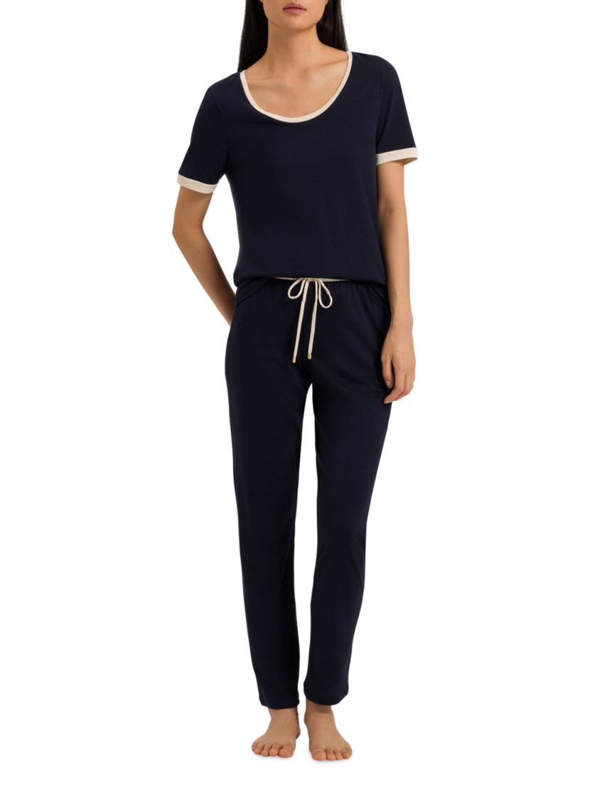 Hanro Laura Scoopneck Slim Pajamas