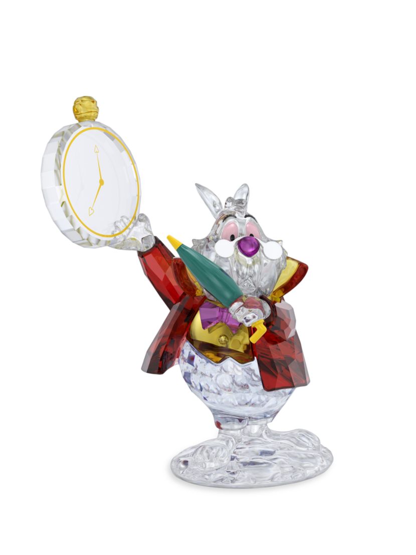 Swarovski Alice In Wonderland White Rabbit Crystal Figurine