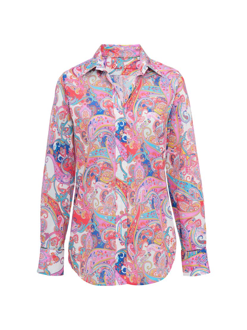 Robert Graham Carrie Paisley Cotton Shirt