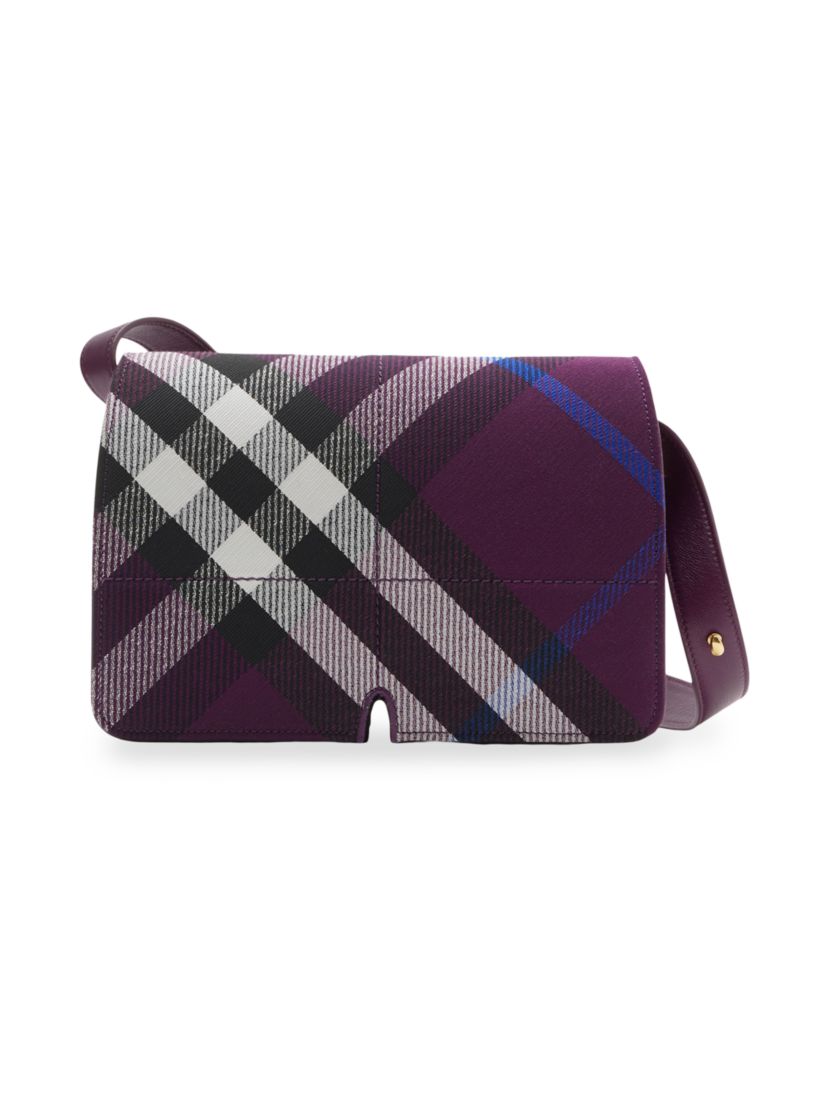 Burberry Snip Check Jacquard Crossbody Bag