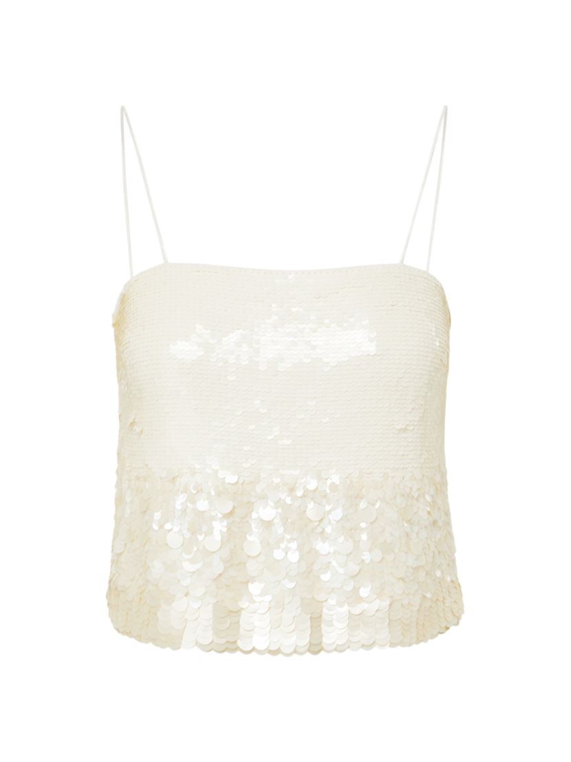 Veronica Beard Harmoni Iridescent Sequin Camisole