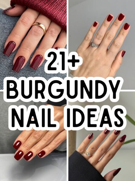 Burgundy Nail