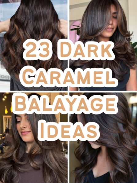 Dark Caramel Balayage