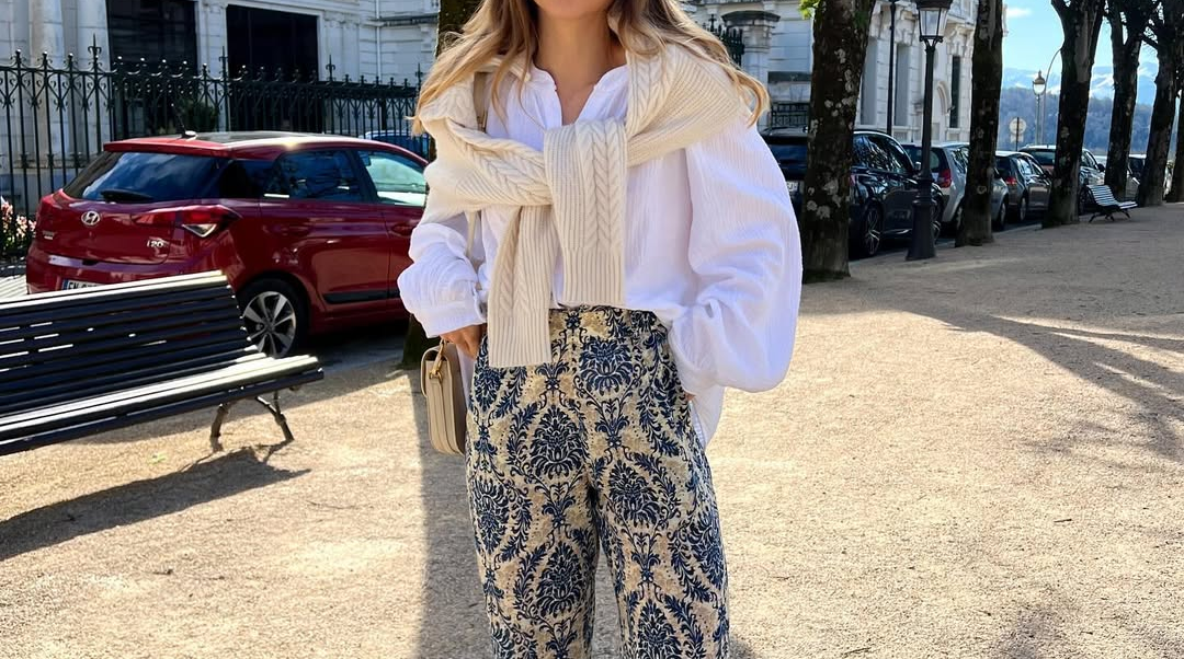 Floral and Printed Pants Styles